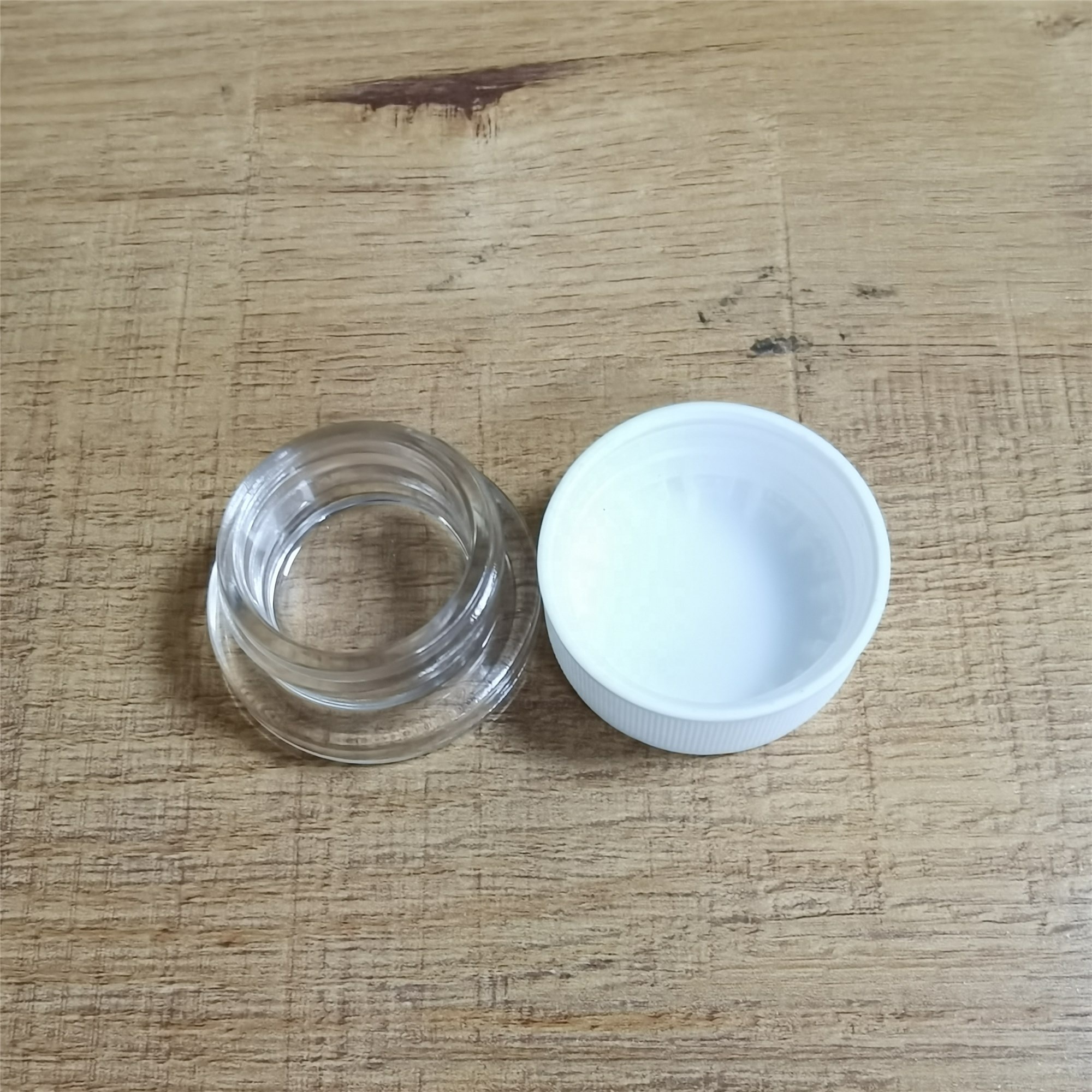 9ml childproof glass jar with child resistant cap for packaging with printing