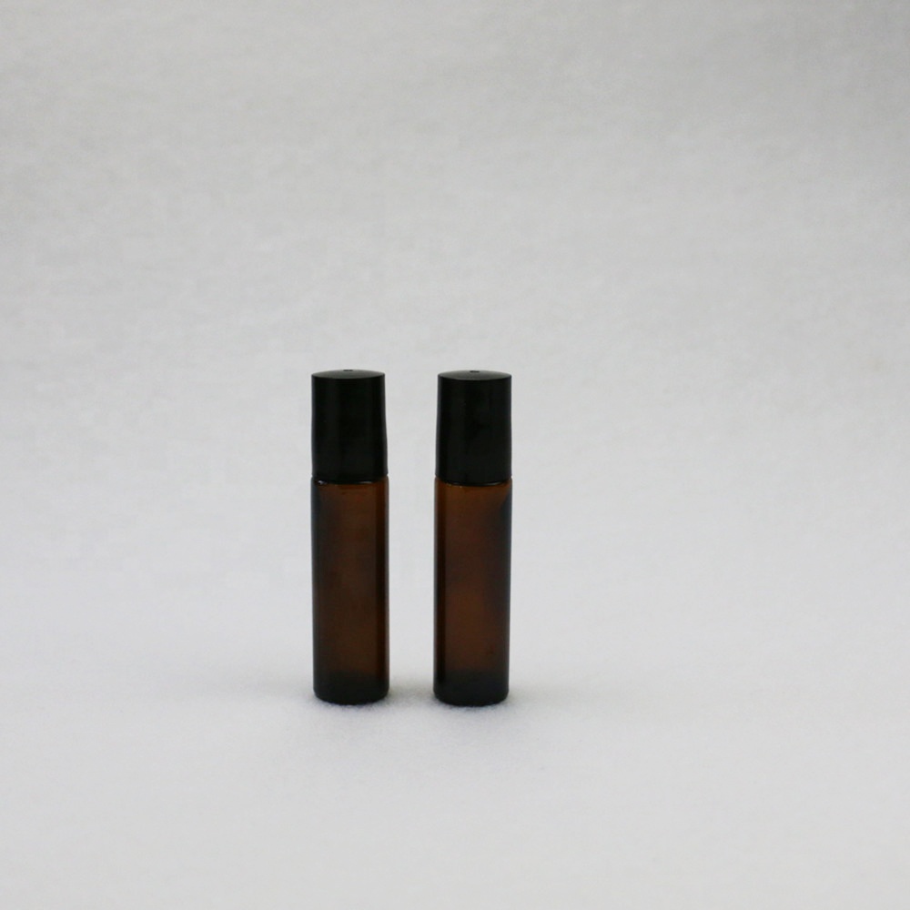 9ml colored perfume roll on bottles amber glass roll on bottle