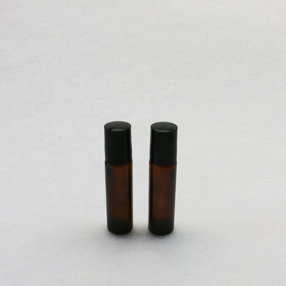 9ml colored perfume roll on bottles amber glass roll on bottle