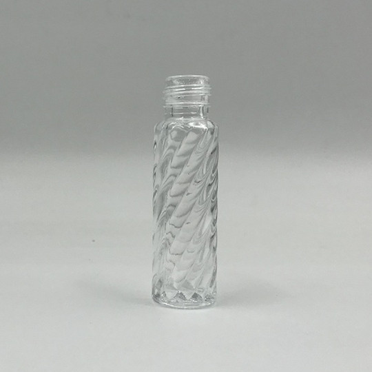 9ml transparent roll on glass bottles wholesale with gold cap