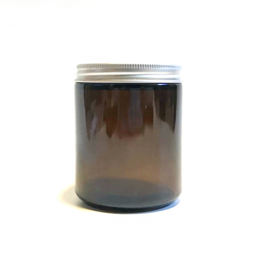 9oz 270ml amber glass jar with aluminum cap,candle glass jar with lid,9oz straight sided glass jars with metal lid