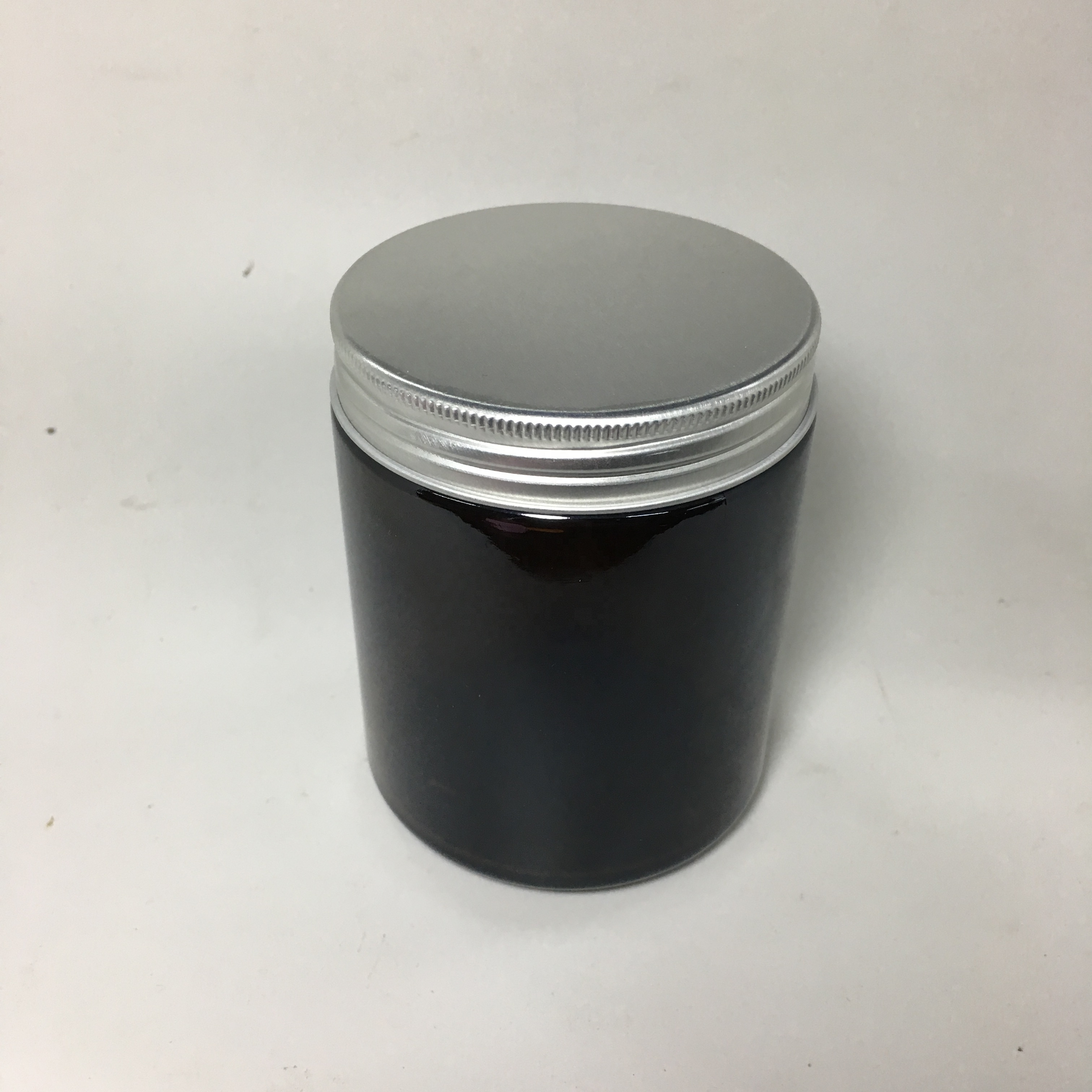 9oz 270ml amber glass jar with aluminum cap,candle glass jar with lid,9oz straight sided glass jars with metal lid
