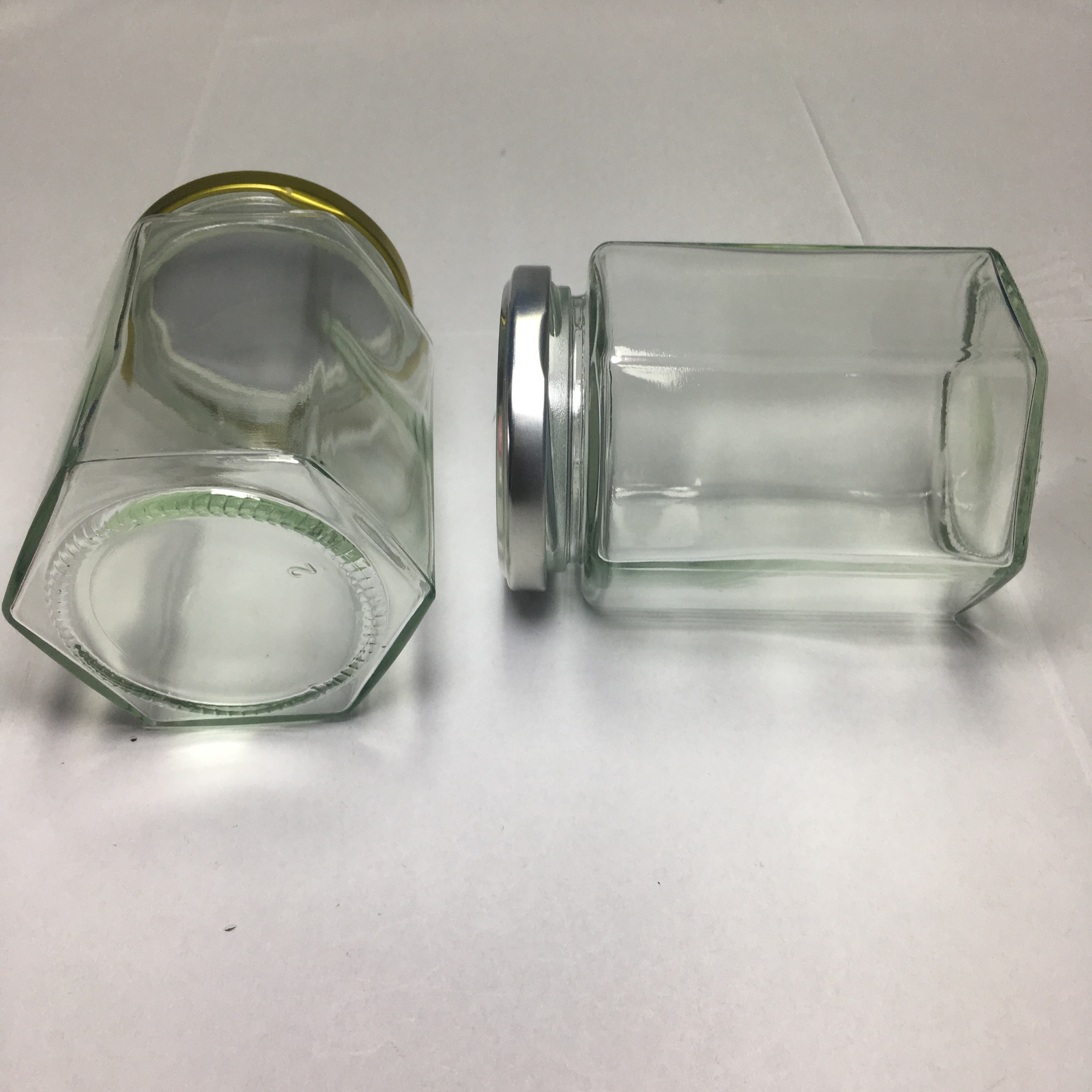 9oz Canning Honey Glass Jam Jar with Metal Screw Lid