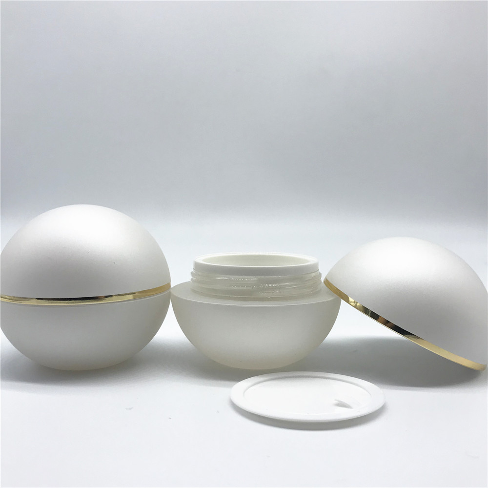 A Large Selection Colored Empty Eye Cream Fancy Sphere Acrylic Cosmetic Jars