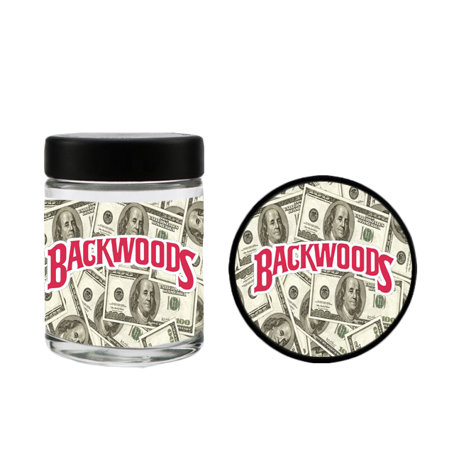 A Mr Pack Custom 3.5gram Air tight Smell Proof Weed Packaging Jar Container Box Glass Stash Jar Weed Glass Jar in Stock