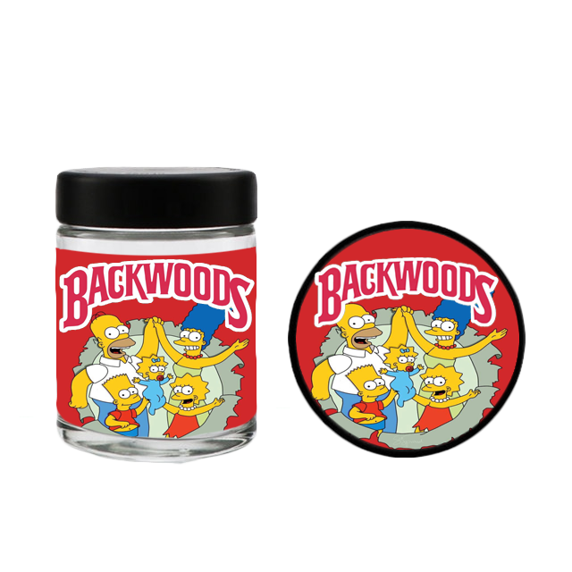 A Mr Pack Custom 3.5gram Air tight Smell Proof Weed Packaging Jar Container Box Glass Stash Jar Weed Glass Jar in Stock