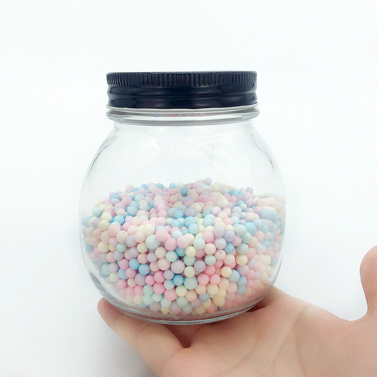 A large number of wholesale clear sealed glass jar for canned food with cap 500ml