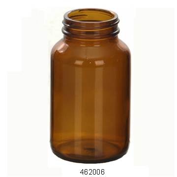 AMBER GLASS TABLET BOTTLE 500ML