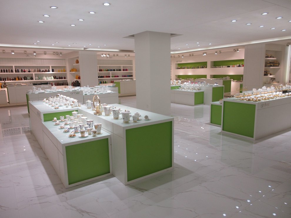 AMBER High quality mix color unique design kitchen used 7 pcs porcelain canister set with metal stand