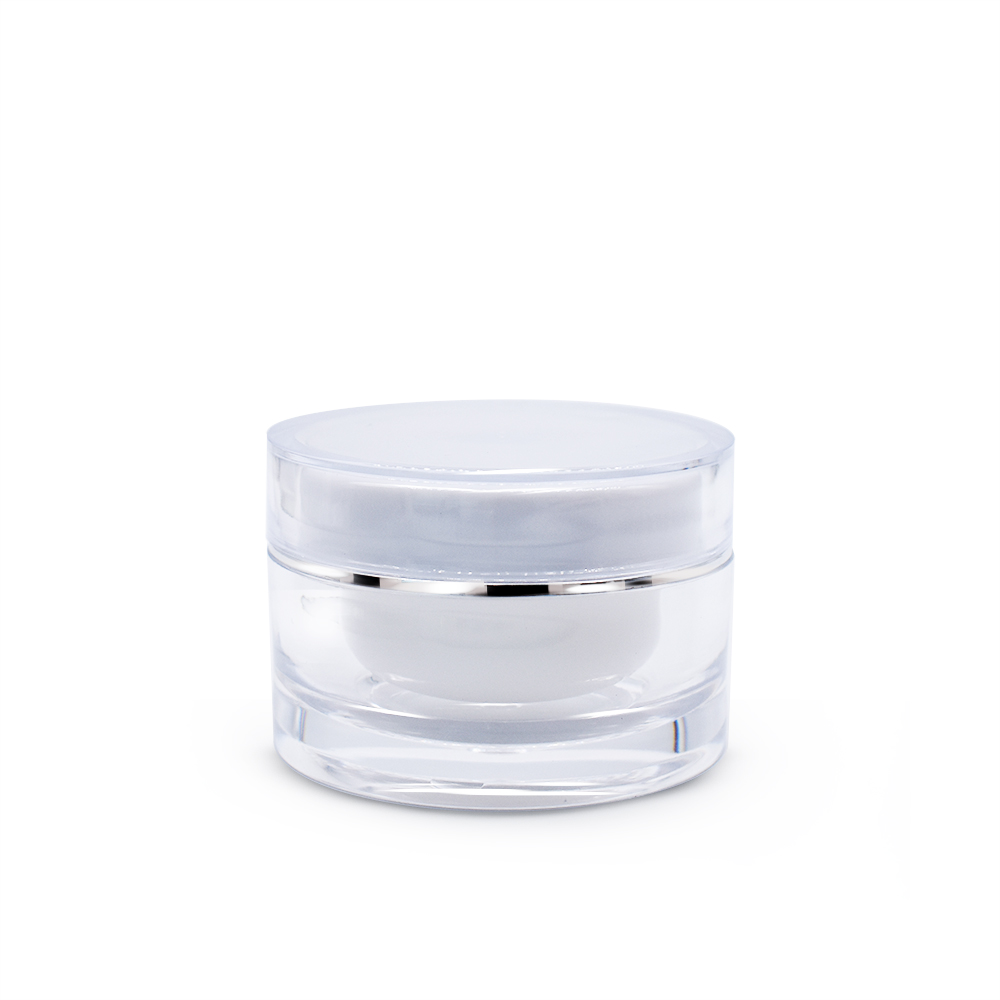 AS acrylic empty cosmetic packaging 5g 10g cream jars
