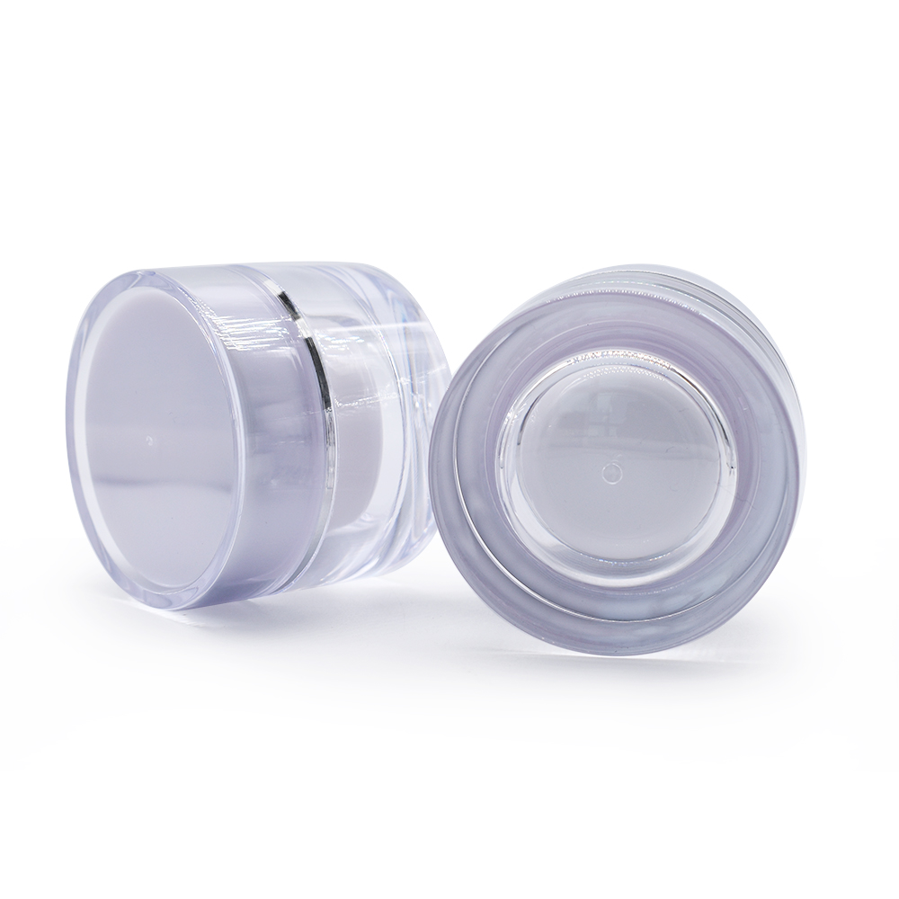 AS acrylic empty cosmetic packaging 5g 10g cream jars