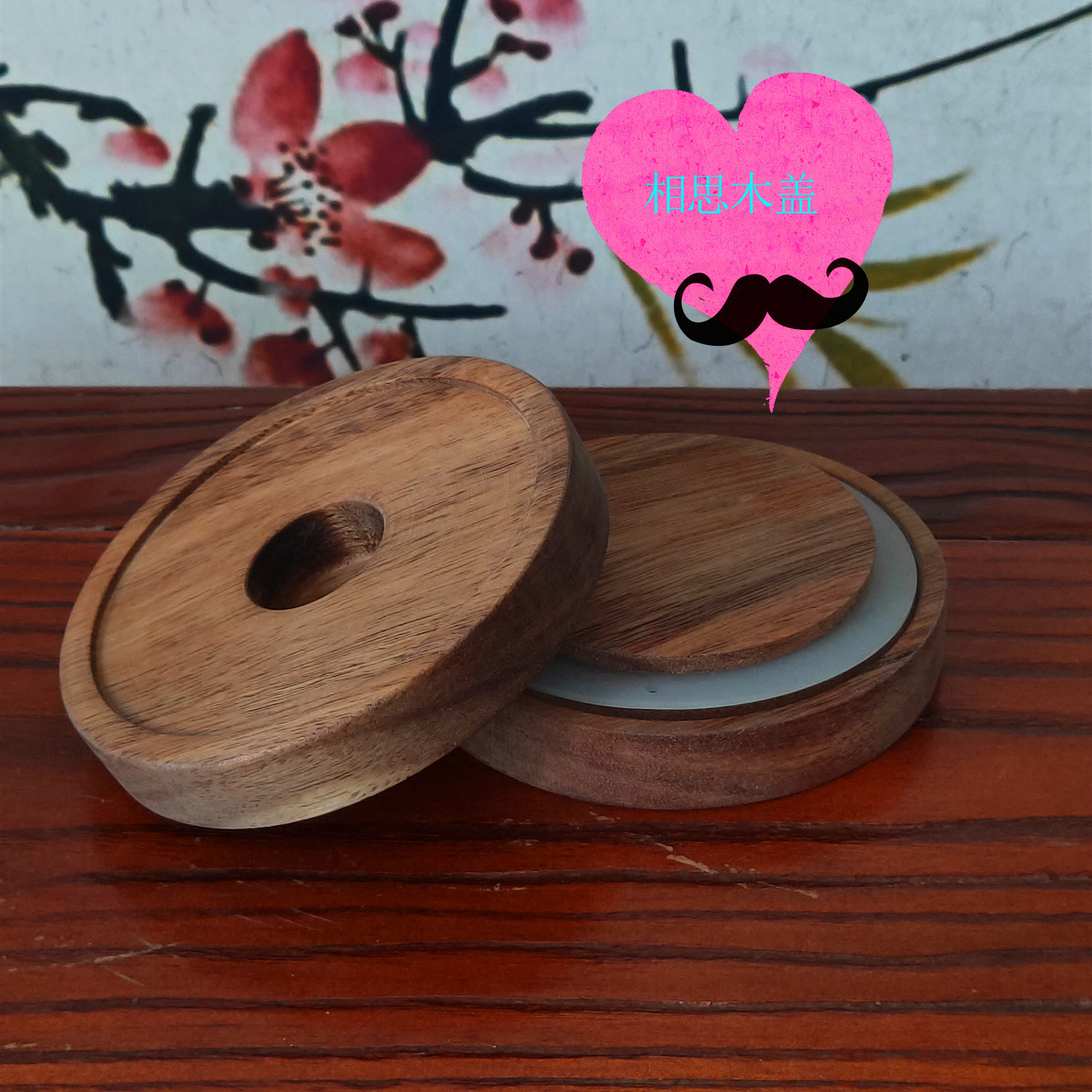 Acacia Mangium High Borosilicate Airtight Glass Jars With Wood Lids Food Containers For Kitchen Spice Candy Sugar Tea Customized