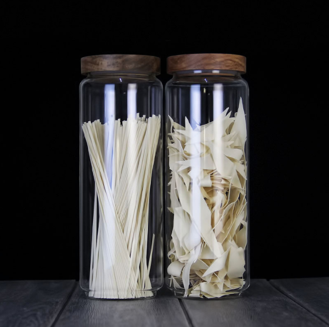 Acacia wood seal lid with glass storage jar wooden lid,glass storage jar with lid,storage jar glass