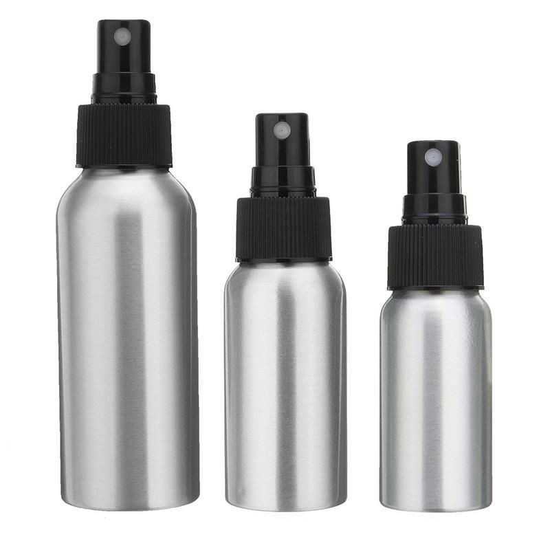 Accept Customization Metal Package 30ml 50ml 100ml 120ml 250ml Empty Aluminium Cosmetic Perfume Container Aluminum Spray  Bottle