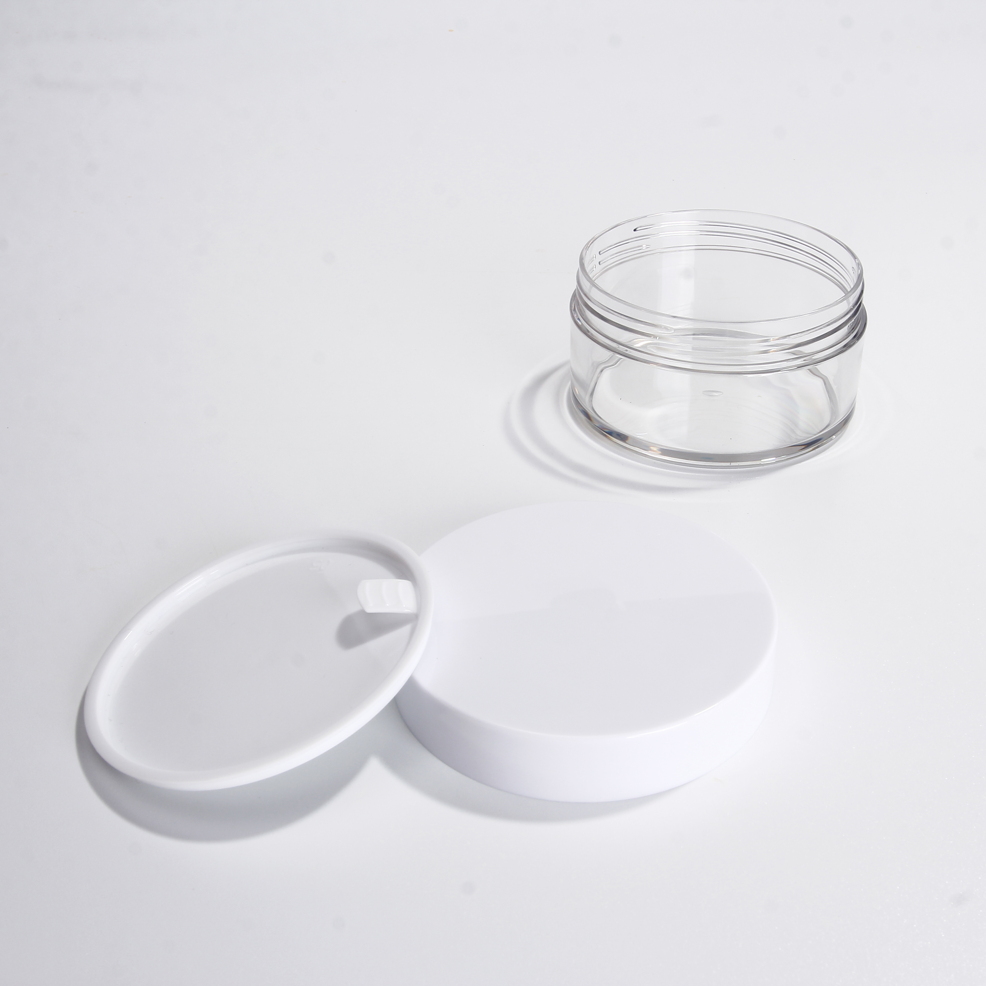Accept Printing Logo plastic 20ml 50ml 100ml cosmetic cream container for body cream, ice and hair