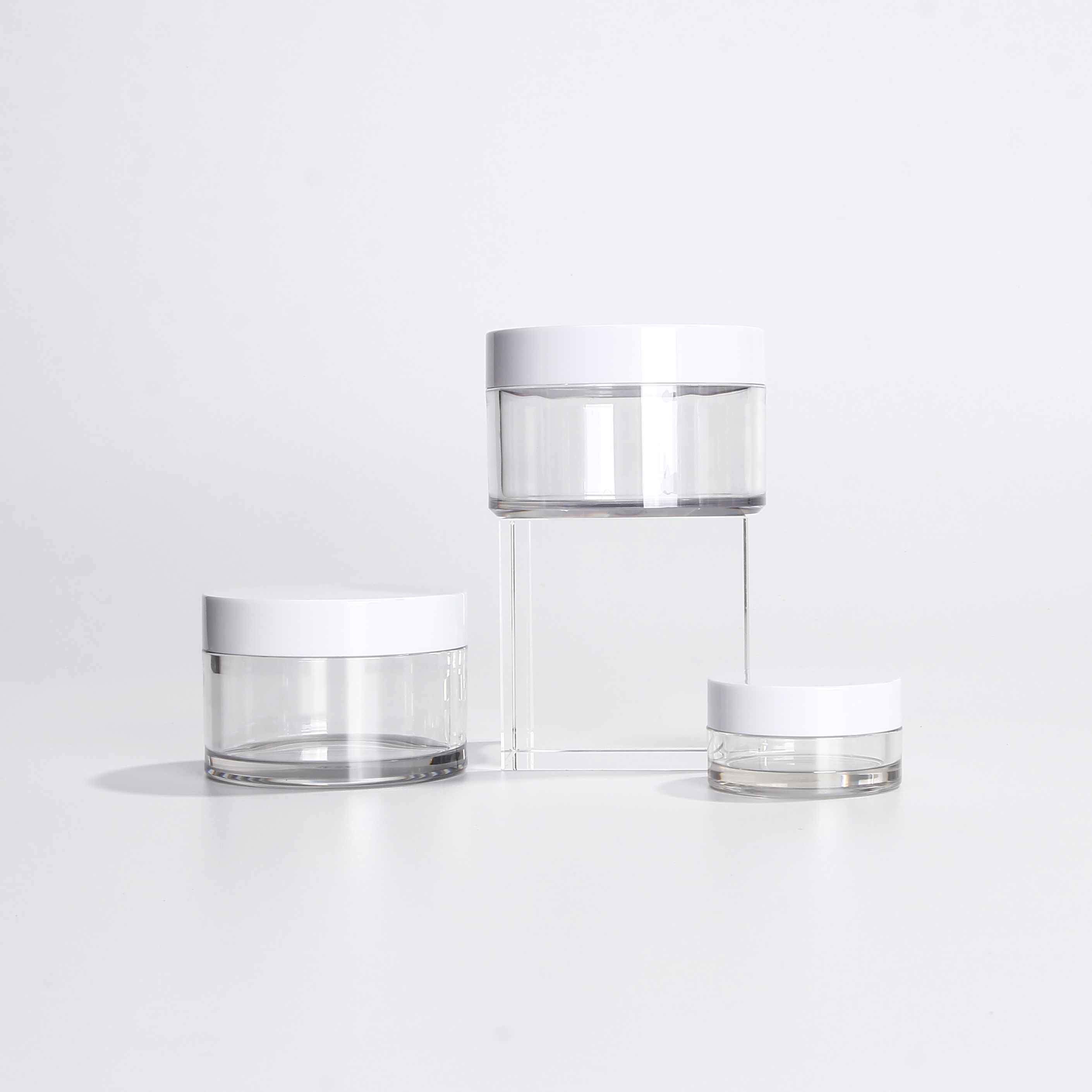 Accept Printing Logo plastic 20ml 50ml 100ml cosmetic cream container for body cream, ice and hair