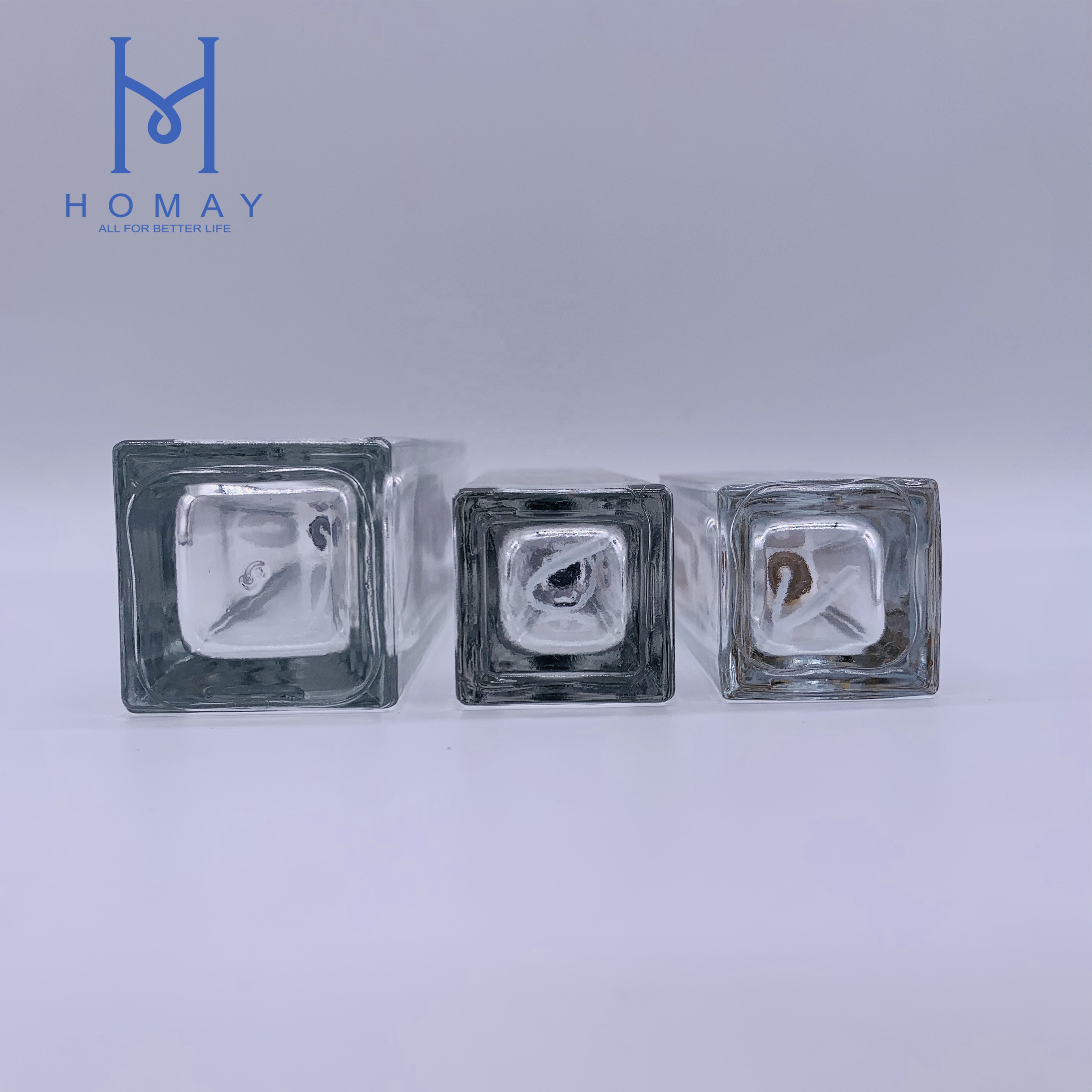 Accepted customization 50ml clear perfume glass bottle for cosmetic