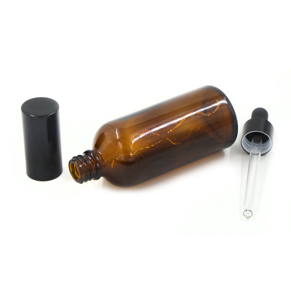 Accepted customization hot sale cosmetic glass packaging dropper bottle for essential oil and skin cream