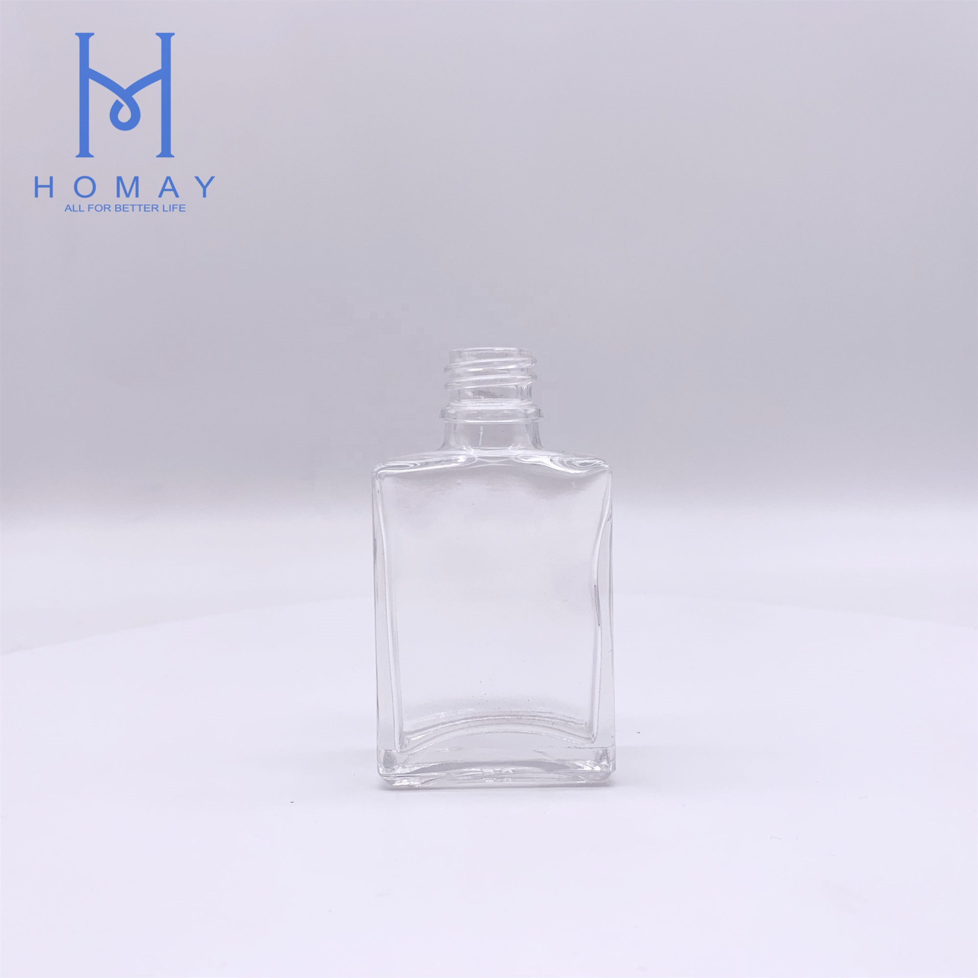 Accepted customization hotsale 30ml flat square glass dropper bottle with cap for essential oil