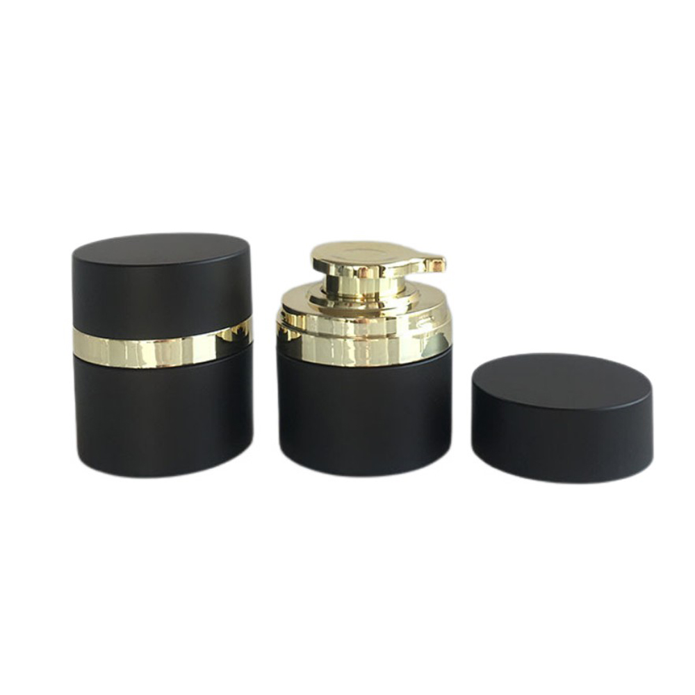 Acrylic Airless Cosmetic Cream Pump Jar For Lotion