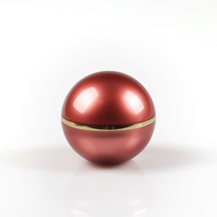 Acrylic Ball shape Jar and Bottle for Cosmetic Packaging