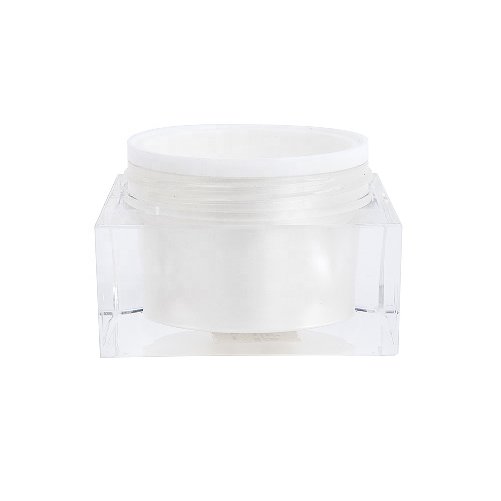 Acrylic Cosmetic Jar Luxury Cosmetic Packaging Skin Care Face Cream Container 15g 30g 50g 80g Acrylic Cosmetic Jar