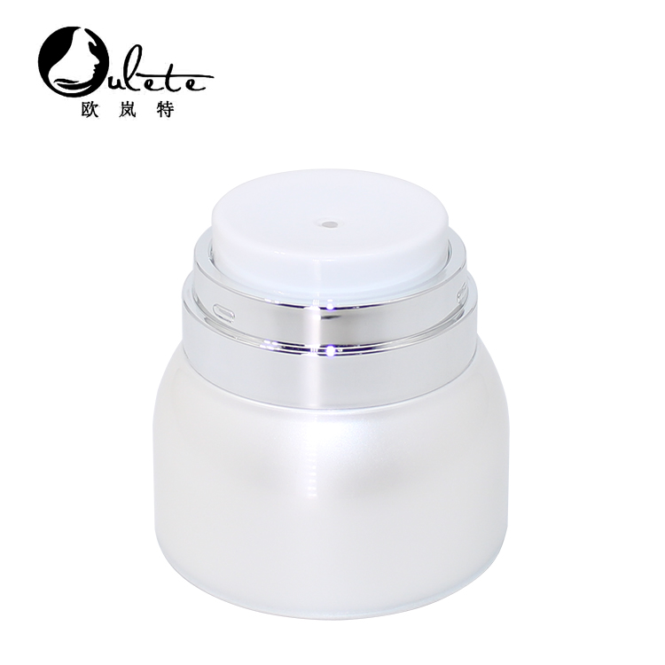 Acrylic Cosmetic Packaging Vacuum Pump Airless Pump Bottle Press Cream Jar 100ml