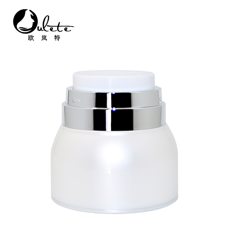 Acrylic Cosmetic Packaging Vacuum Pump Airless Pump Bottle Press Cream Jar 100ml