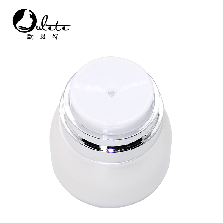 Acrylic Cosmetic Packaging Vacuum Pump Airless Pump Bottle Press Cream Jar 100ml