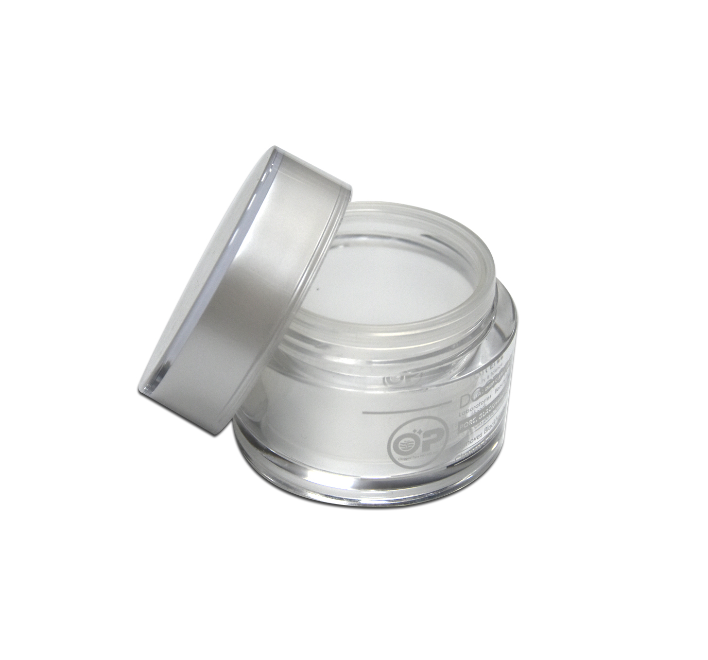 Acrylic Cream Jar Inner Pot Cosmetic Jar for Eye Cream Face Cream with PP Empty Cosmetic Packaging 50g Plastic Round Acarylic
