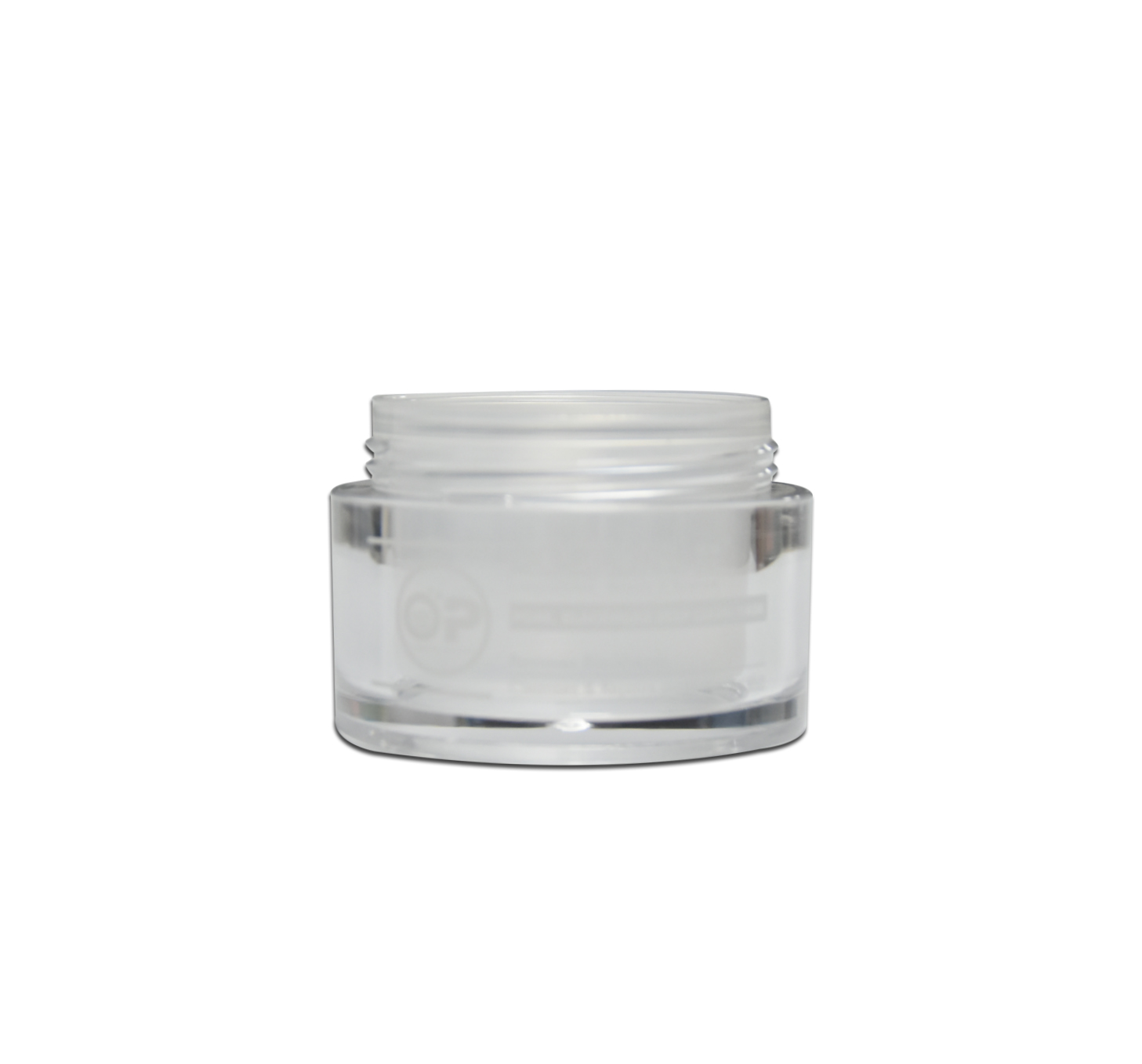 Acrylic Cream Jar Inner Pot Cosmetic Jar for Eye Cream Face Cream with PP Empty Cosmetic Packaging 50g Plastic Round Acarylic