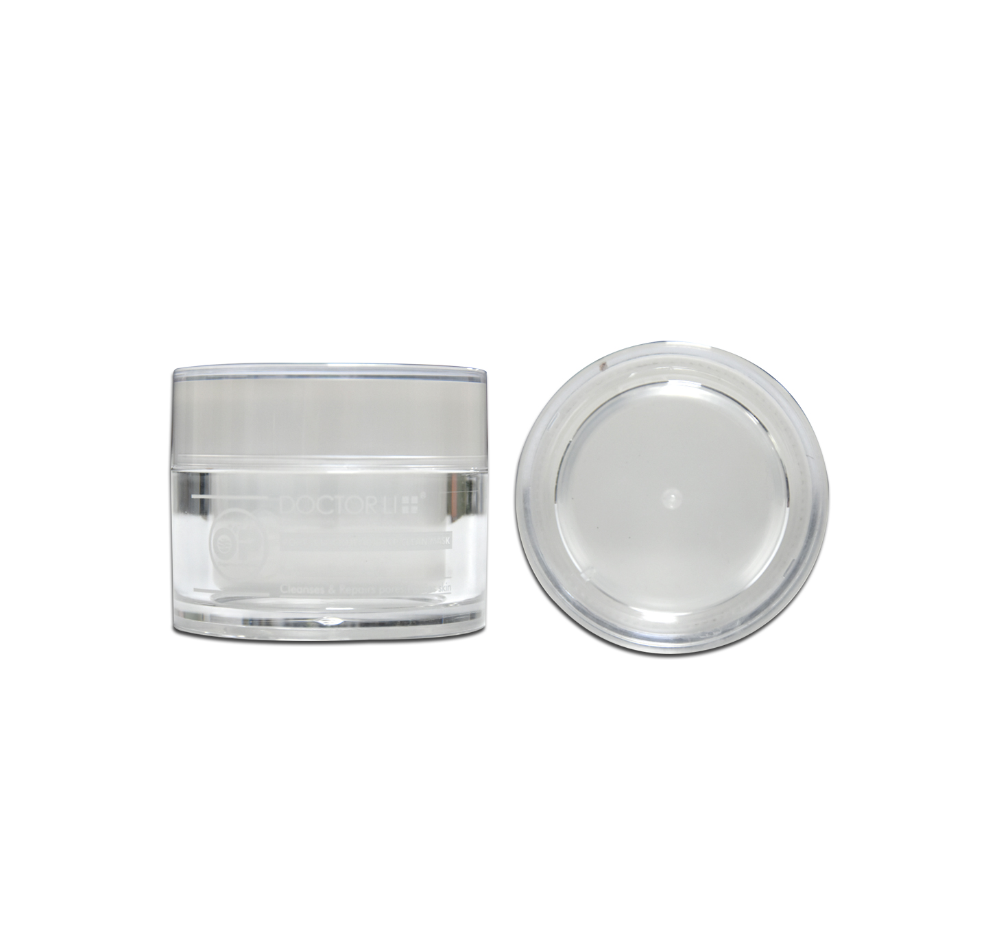 Acrylic Cream Jar Inner Pot Cosmetic Jar for Eye Cream Face Cream with PP Empty Cosmetic Packaging 50g Plastic Round Acarylic