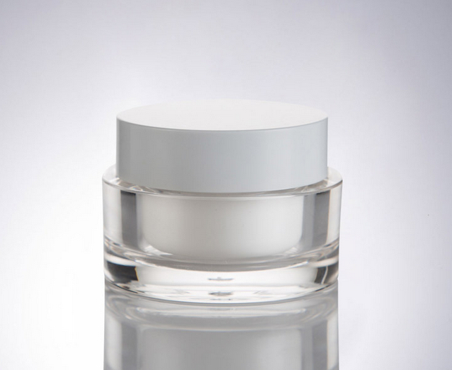 Acrylic Jar Cosmetic Luxury 4oz Plastic Glass Cosmetic Jar Cream Jar Cosmetic Packaging