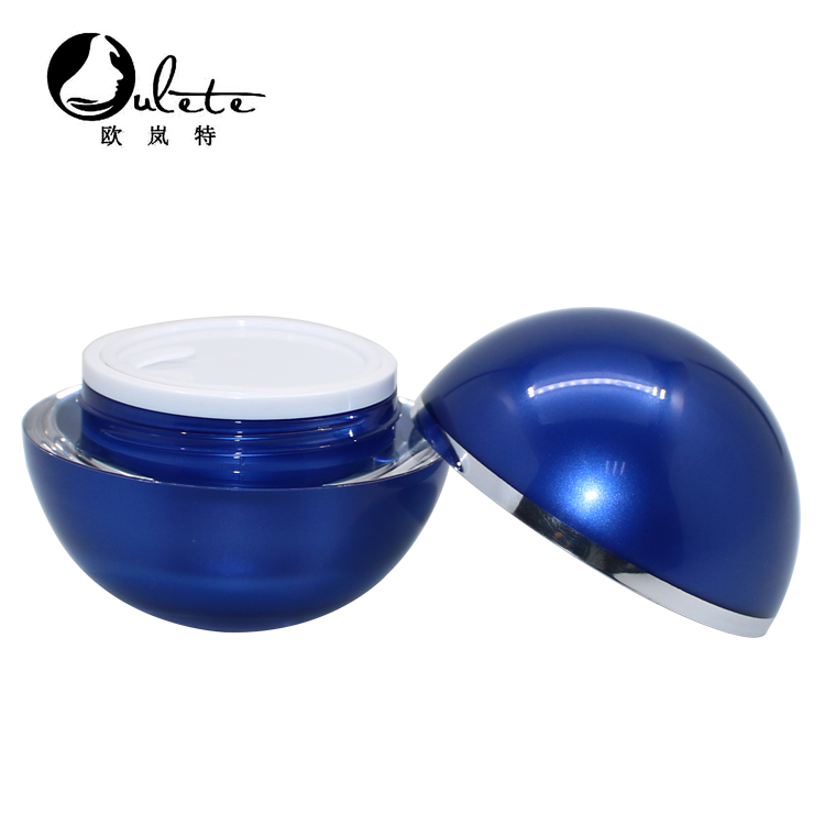 Acrylic Jar Shape Face Cream Jars Lip Balm Ball Container Acrylic Cream Container Jar