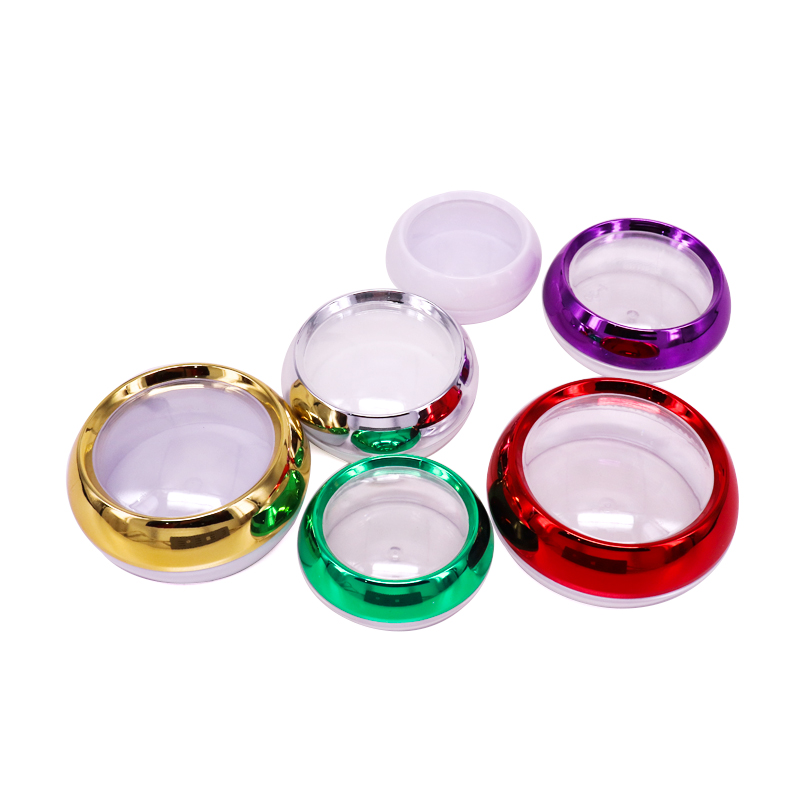 Acrylic Saffron Jar Cream Luxury Cosmetic Jar Bottle Acrylic Plastic Capsule Bottle Container Pharmaceutical Containers Pills