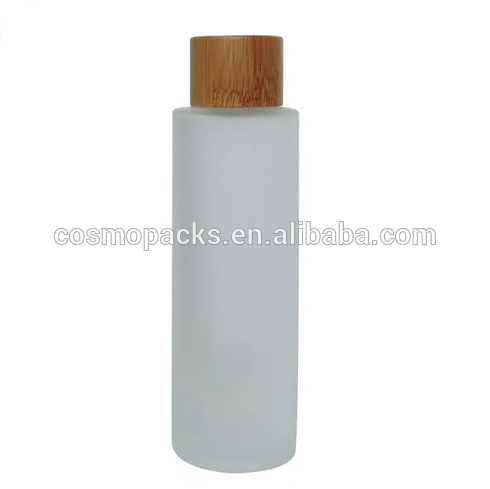 Acrylic Square Jar with Bamboo Cap Packaging,Packaging Cosmetics Glass Bamboo