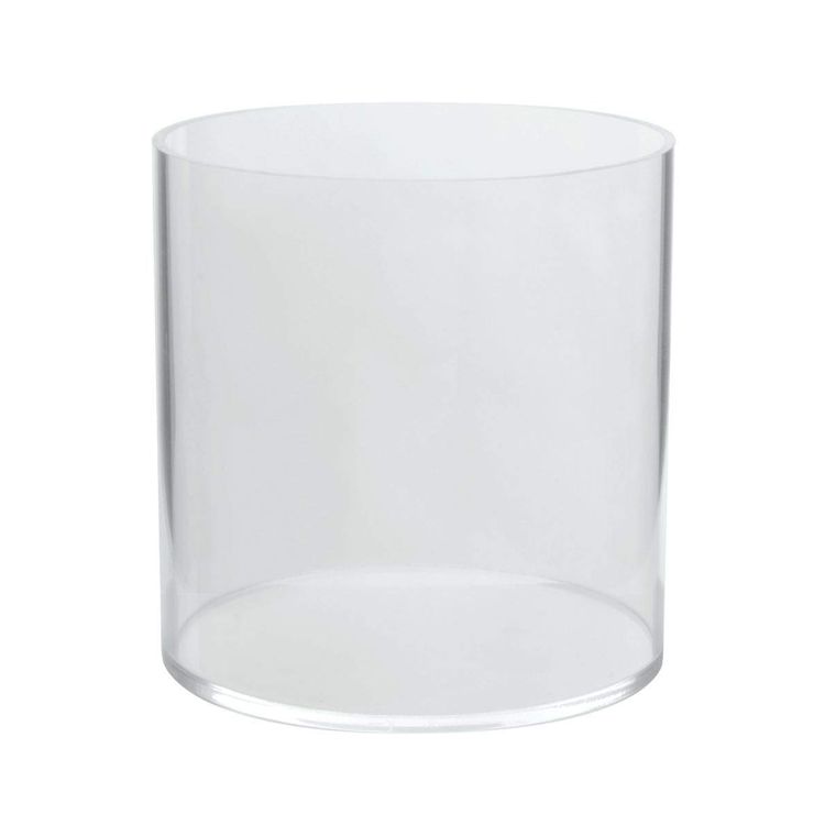 Acrylic canister clear