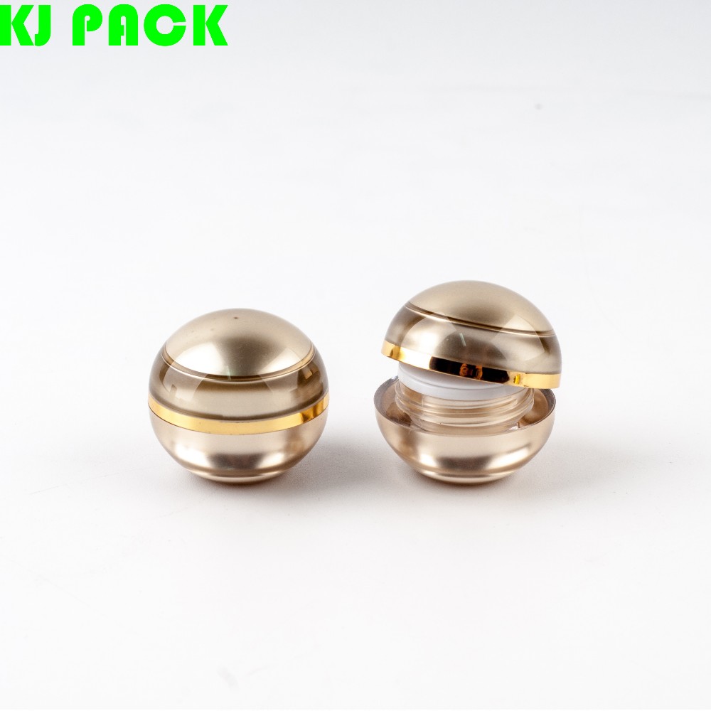 Acrylic cosmetic jar round clear pink cream 5g plastic jar acrylic