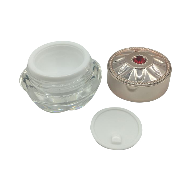 Acrylic cream makeup cosmetic empty bottle cream container acrylic cosmetic jar