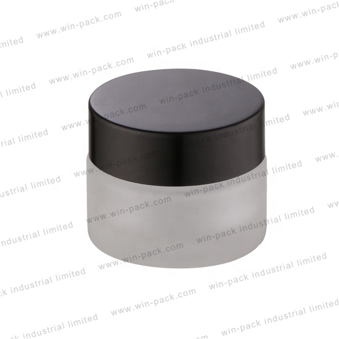 Acrylic custom printing jar in 15g 30g 50g with matt cap for high quality low price