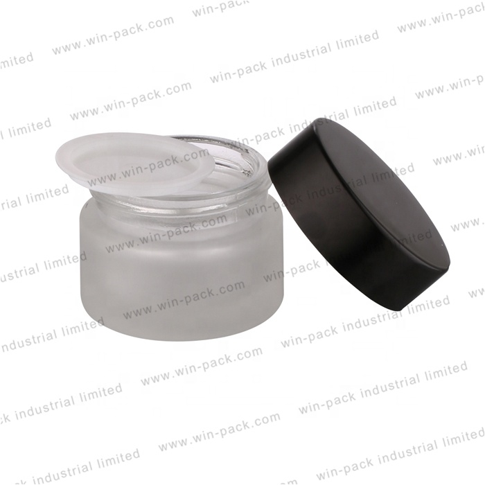 Acrylic custom printing jar in 15g 30g 50g with matt cap for high quality low price