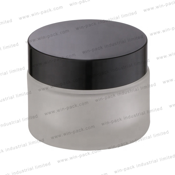 Acrylic custom printing jar in 15g 30g 50g with matt cap for high quality low price