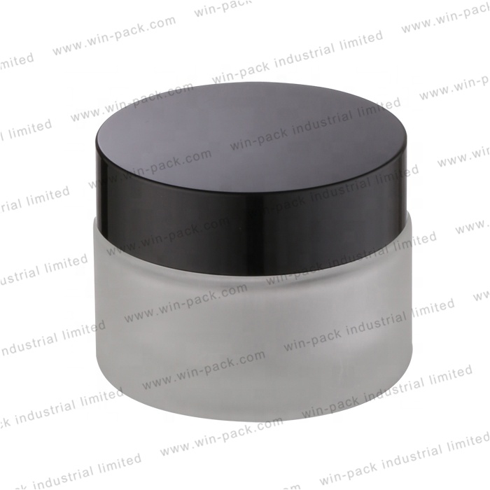 Acrylic custom printing jar in 15g 30g 50g with matt cap for high quality low price