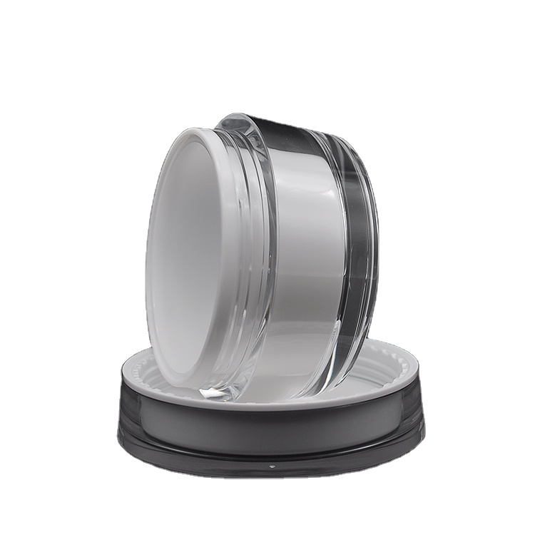 Acrylic empty cream luxury jar eco friendly cosmetic packaging containers 50g 30g 15g