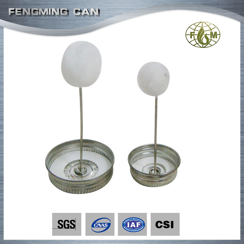 Adhesive screw top tin bottles