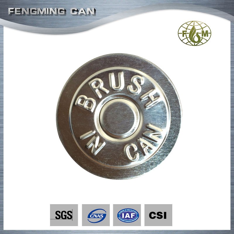 Adhesive screw top tin bottles