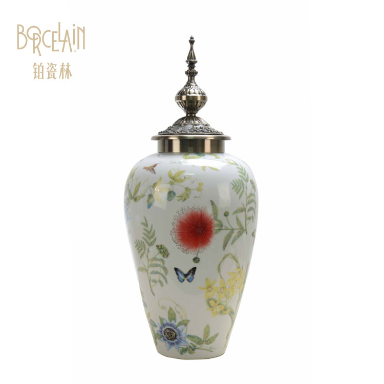 Advanced fine home decorations small ceramic jars