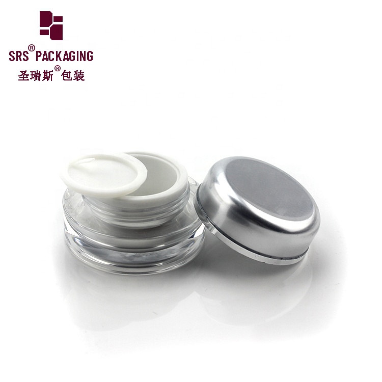 Advantage plastic cosmetic jar suppliers 15ml 30ml 50ml skin care cream container acrylic packaging