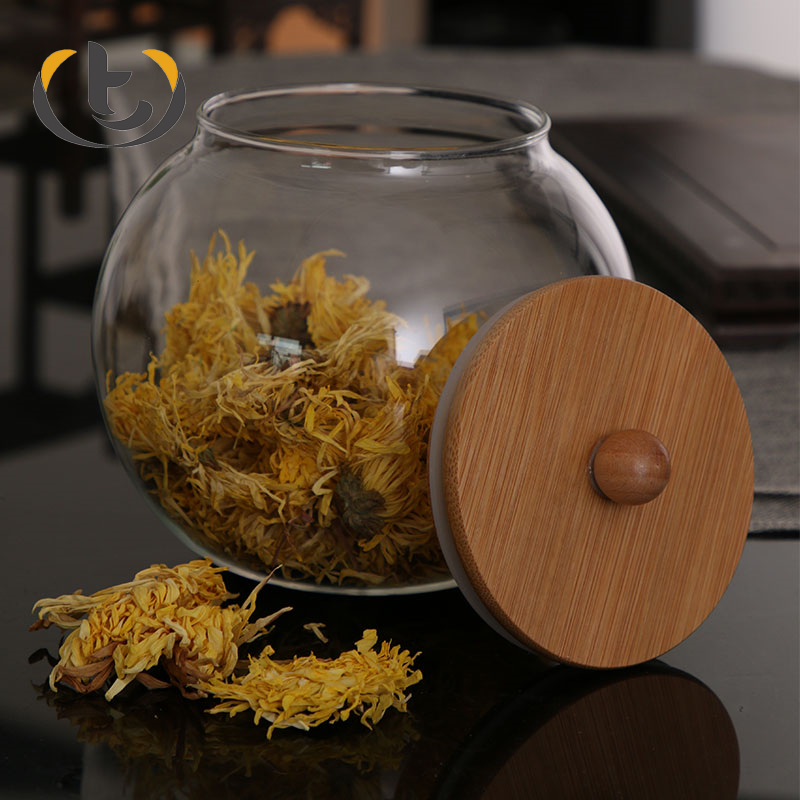 Affordable price cylinder glass jar with cork with lid 6oz glass jar food storage