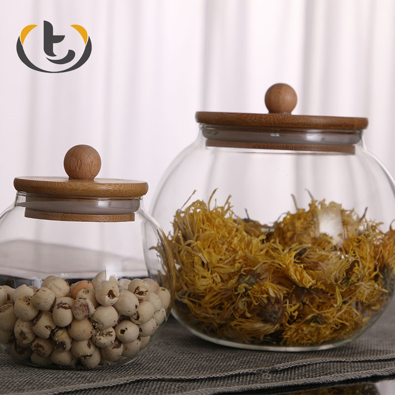 Affordable price cylinder glass jar with cork with lid 6oz glass jar food storage